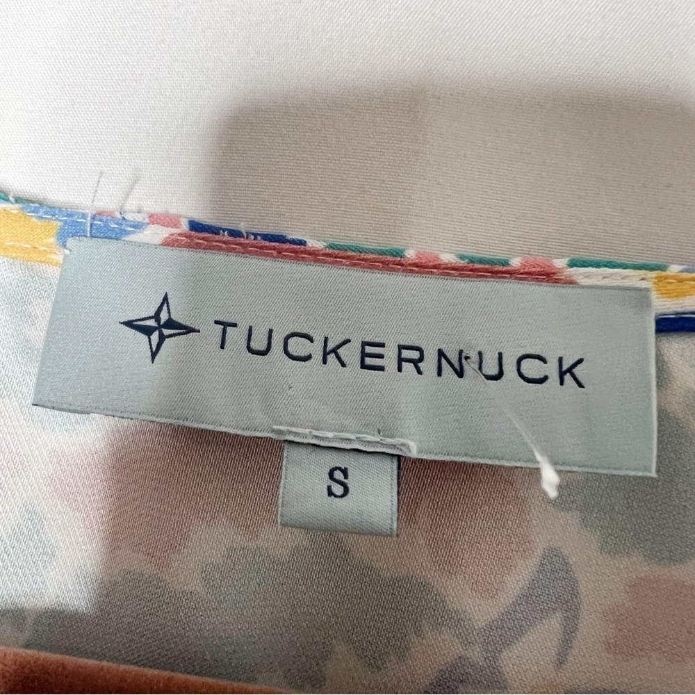 Tuckernuck Cabana Collete Printed V Neck Blouse Size Small - Picture 3 of 4